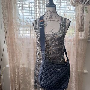 MZ Wallace Navy Crossbody Bag